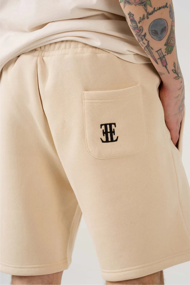 Signature drop Şort – Bej