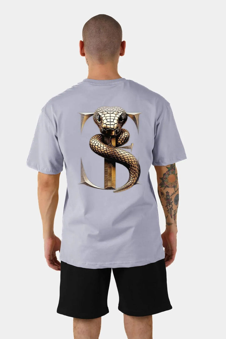 Limited Yılan Tişört - Gri