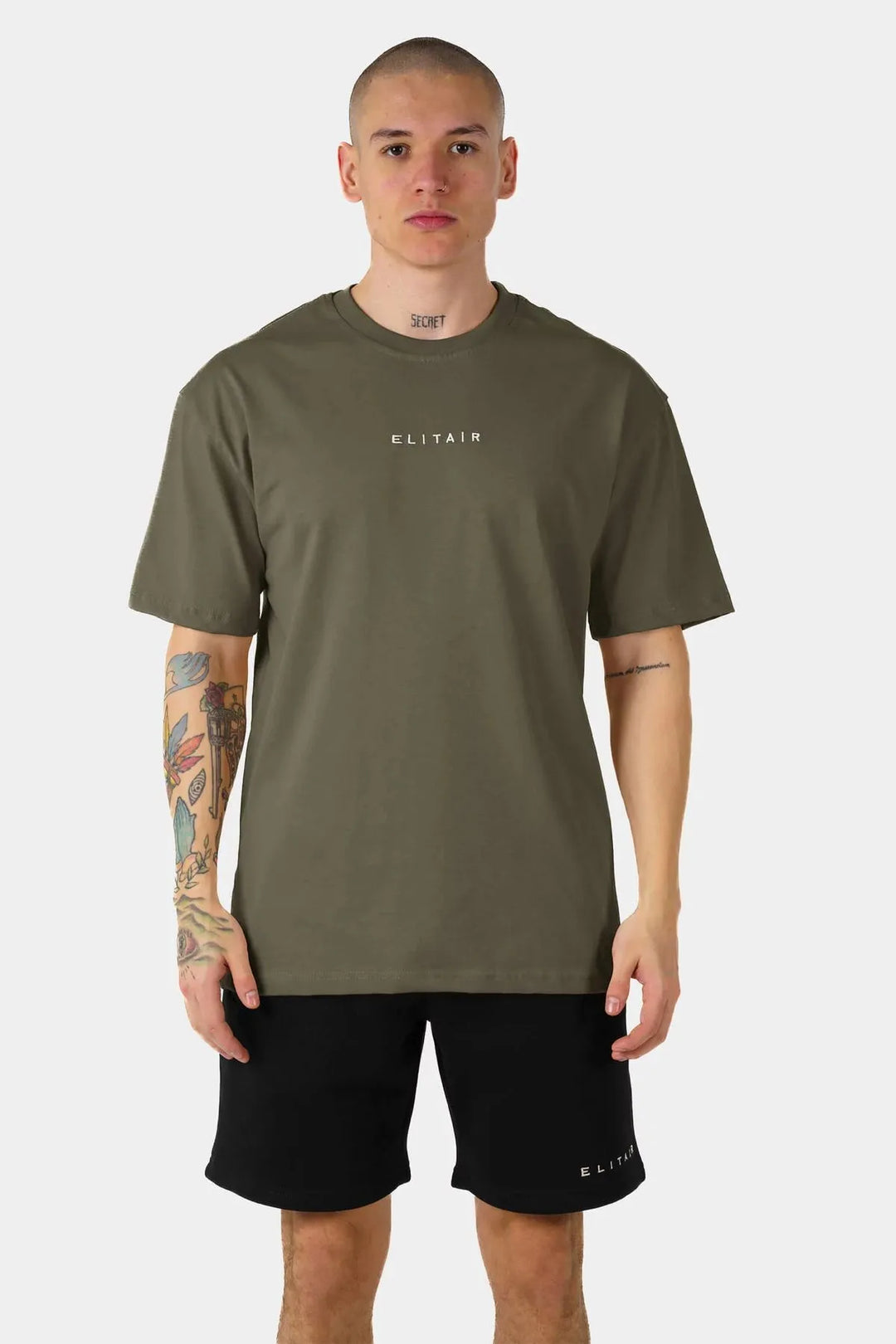 Limited Çift Kartal Tişört – Haki