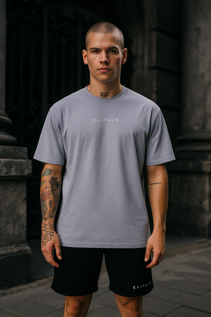 Limited Yılan Tişört - Gri