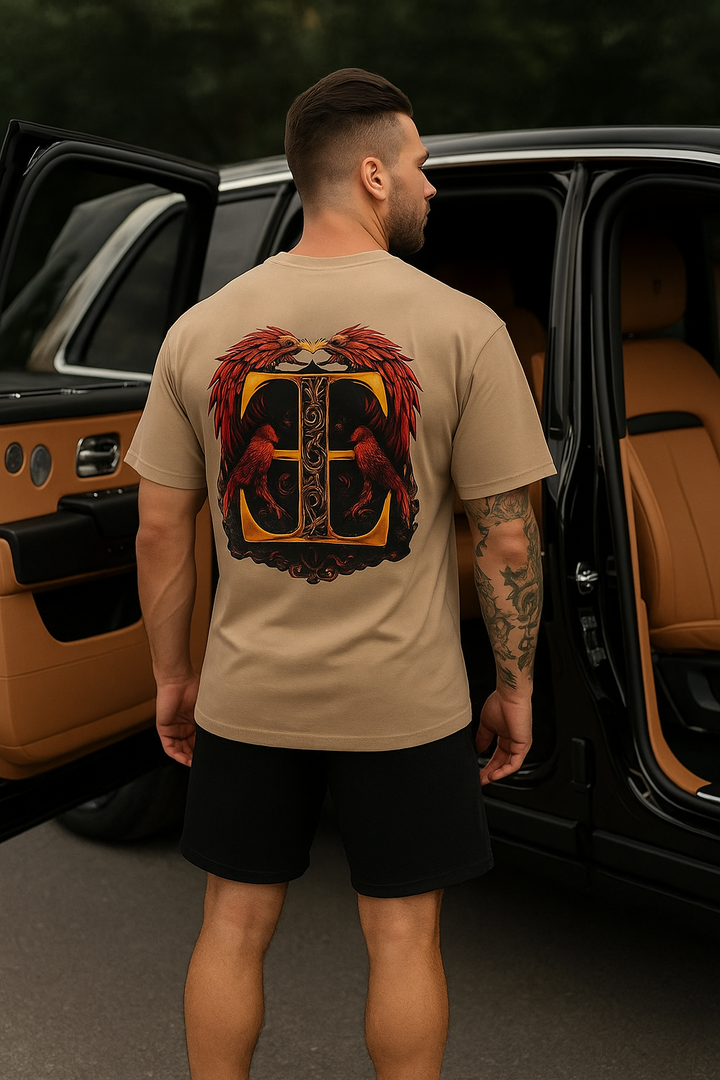 Limited Alev Kartal Tişört – Bej