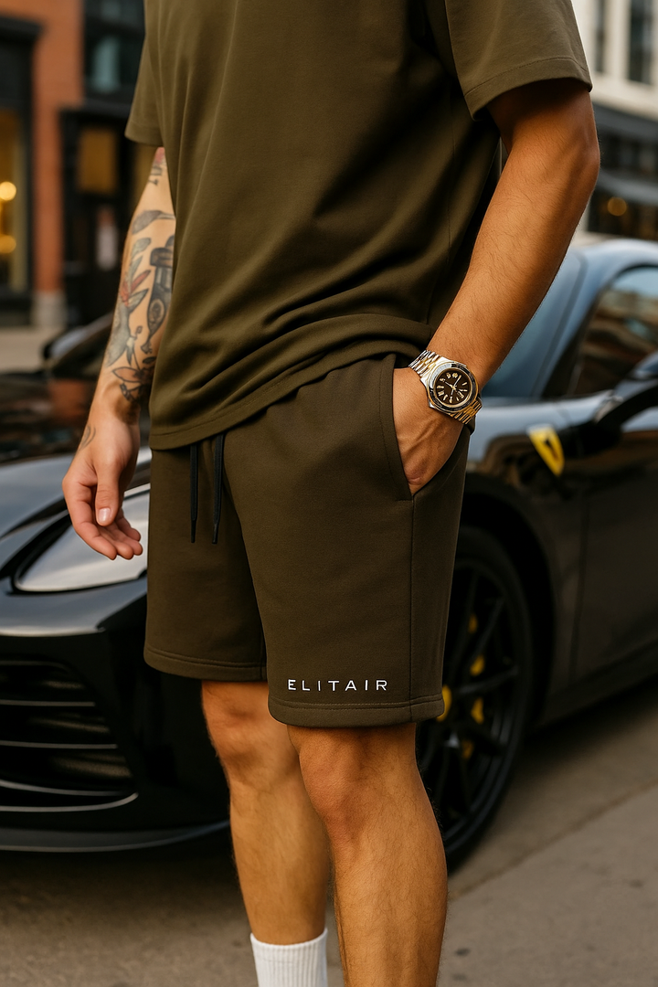 Signature drop Şort – Yeşil