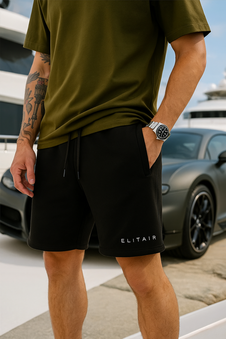 Signature drop Şort –  Siyah