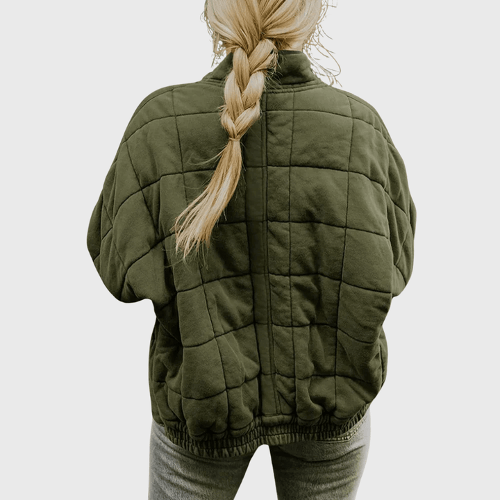 Teyla | Quilted Zip-Up Oversized Jacket