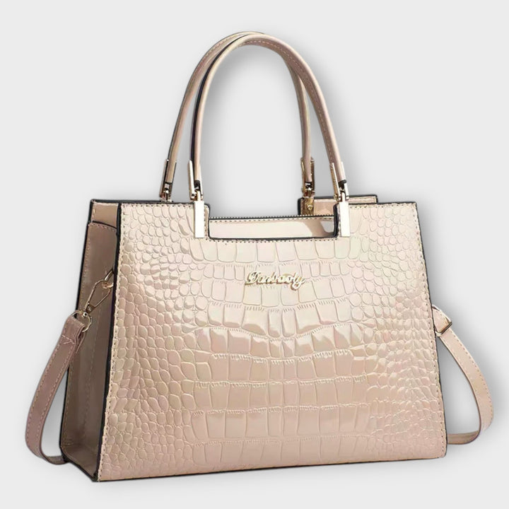 Brooke™ Glossy Croc Handbag